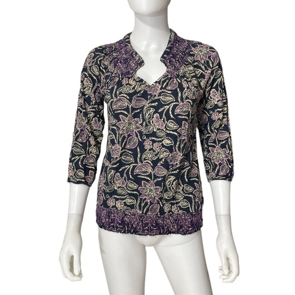 Lucky Brand Boho Floral Top - Picture 1 of 7